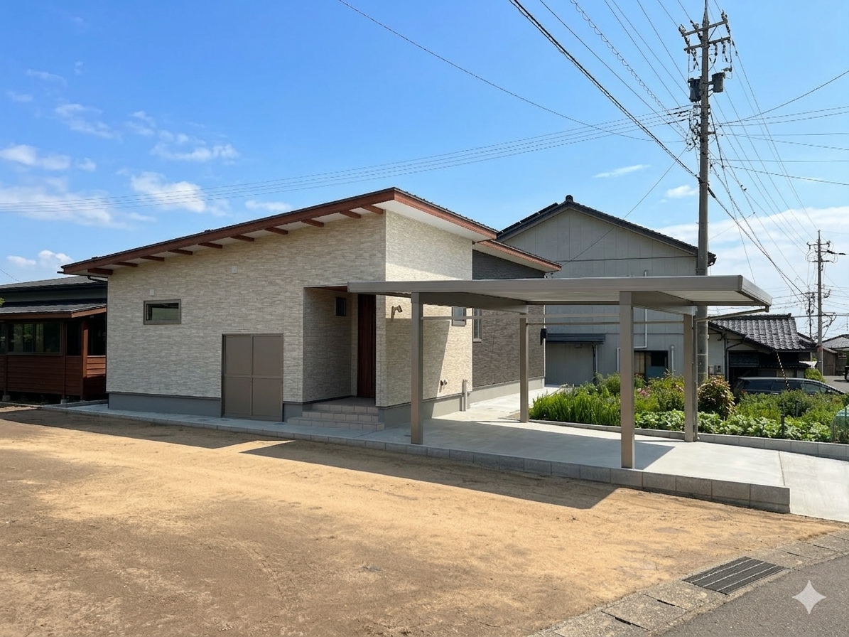 坂井市の小さな平屋